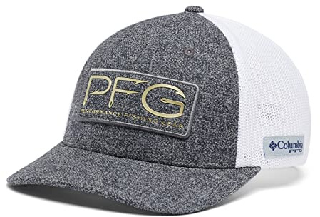 Columbia Hooks PFG Mesh Ganchos Ball Cap, Rejilla Brezo Dorado, L Unisex Adulto