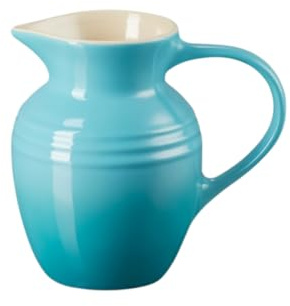 Le Creuset Stoneware Breakfast Jug, 600 ml, 550 g, Teal, 70903061700002