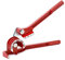 QWORK® 180 Degree Pipe Bender, for 1/4 (6.35mm), 5/16 (7.9mm), 3/8 (9.5mm) Pipe Outer Diameter, Aluminum Alloy Pipe Bending Tool