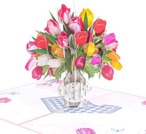 CardPop Flower Pop Up Birthday Card for Women & Men. 3d Pink Hydrangeas in Basket With Butterflies Card for Mothers Day, Birthday, Anniversary, Valentines & any Celebration