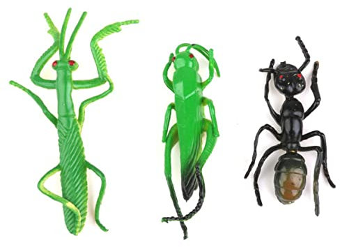 HEMOTON 36 Pièces Trucs De Fête Modèle Animalier Réaliste Jouets Chiffres Réalistes des Modèles Insecte Provisions