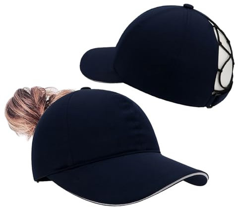 YAMEE Baseball Cap Damen Pferdeschwanz Sommer,Schachtelhalm-Hüte Damen Baseballkappe,Damen Basecap Wasserdicht,Sportmütze Leicht Weich Atmungsaktiven,Mützen für Damen Sonnenschutz Schnell Trocknend