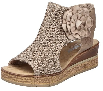 Rieker Keilsandalette Beige