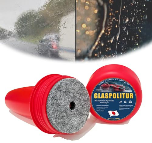 100ml Auto Glasversiegelung, Wasserabweisende Scheibenversiegelung, Glaspolitur für Autoscheiben, Hydrophobe Beschichtung, Japanische Technologie