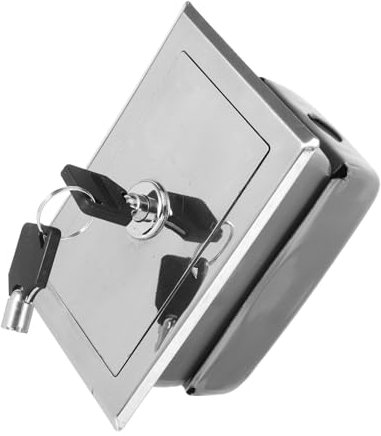 UKCOCO Boîtier De Commande Vide Pour Volet Roulant Électrique Avec Verrouillage De Sécurité, Bouton D’ouverture Et Fermeture, Installation Encastrée, 2 Clés, Usage Porte De Garage