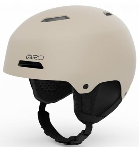Giro Ledge FS skidhjälm och snowboardhjälm L | ABS-hårt skal med EPS, i form passsystem, ventilation | Freestyle hjälmmatta sten (sandsten beige)