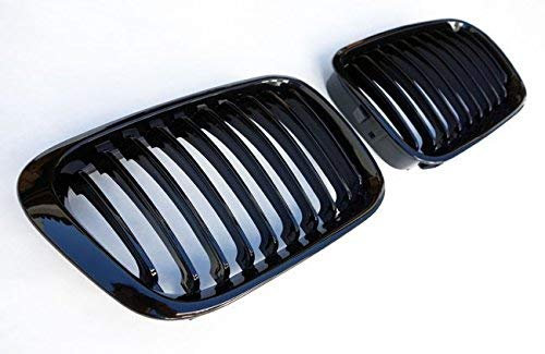 Calandre Grille Noir Brillant Pour BMW Série 3 E46 Touring Berline Compact