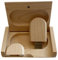 Yaxiny, chiavetta USB 2.0 in legno d'acero, con scatola di legno 2.0 2.0/8GB