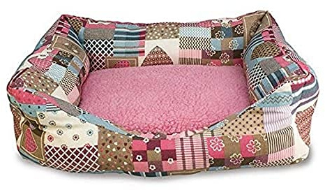 Arquivet Fyrkantig säng Hjärtan och ränder 70X60X20Cm, En storlek