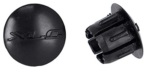 XLC GR-X03 Set di Tappi per Manubrio, per Adulti, Unisex, Colore: Nero, Taglia Unica