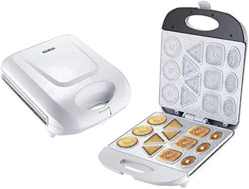 Máquina Eléctrica De Galletas, Máquina De Galletas para Aperitivos, Antiadherente, Desayuno Rápido Creativo para Hornear, Cocina, Regalo para Horno