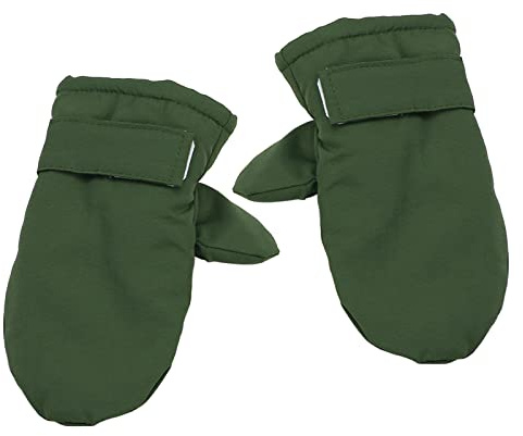 Bseical Manoplas Bebe Invierno, Manoplas Bebe Recien Nacido, Guantes Nieve Niño 2-6 Años, Guantes Termicos Deporte de Mitones, para Correr Esquí Bici Sport Ski Accesorios Niño Niña (M, Verde)