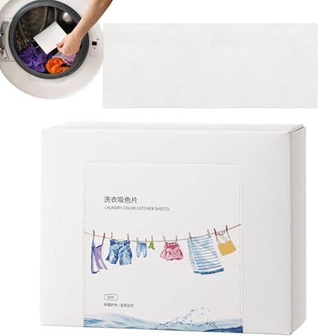 Anti Color Bleed Pads - 30PCS Laundry Absorber Sheets, Washing Machine Protection | Effective Separation Paper with Fast Absorption Function, Convenient Tablets for Clothes Guard Mixed Wash Household