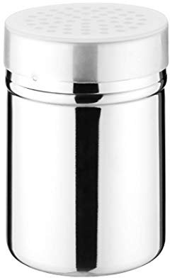 Vogue Dredger Salt Pepper Shaker with Handle 275ml - Designed for Icing Sugar, Cocoa Powder, Powdered Spices J935