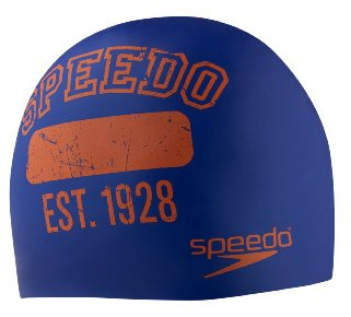 Speedo Silicone 'Varsity Campus Collection' Swim Cap