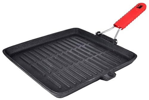 Asador Cuadrado Hierro Fundido BERGNER Barbacoa 26,5x2,1x28 cm