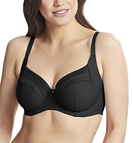 Panache Women's Serene Underwired Full Cup Bra Balconette, Noir, 30J US