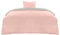 Utopia Bedding Bettwäsche 135x200 Set - Mikrofaser Bettbezug 135x200 cm + 1 Kissenbezug 80x80 cm - Grau/Rosa