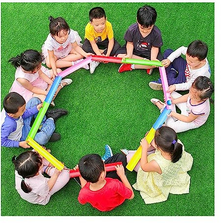 SAWEEZ Teamwork-Spiele Pipeline-Challenge-Spiel, Teambuilding-Spiele for die Arbeit, Teamwork-Gruppenaktivitäten, Garten-/Rasen-/Strandspiele im Freien