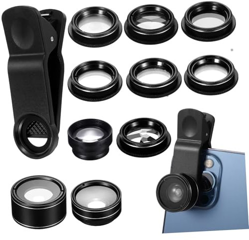 jojofuny 3sätze Handy Kamera Objektiv Teilig Weitwinkel Fischaugen Makroobjektiv Für Smartphones Universelle Kompatibilität Tragbar Für Landschafts Und Detailaufnahmen