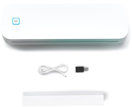 yomoe Stampante Termica Portatile A4 Inchiostro per Ufficio, Stampa di Foto, Documenti PDF, Promemoria, Stencil, Bianca