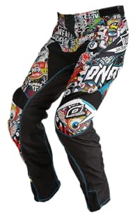 O'NEAL | Pantaloni Motocross | Enduro Motorcycle | Tessuti Denari Resistenti, con Grande libertà di Movimento, vestibilità Atletica | Pantaloni Mayhem Crank | Adulto | Nero Multi | Taglia 48