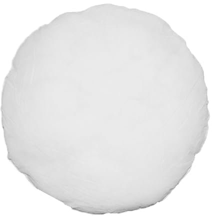 Haus und Deko Kissenfüllung Polyester 45 cm rund Füllkissen weiß Innenkissen für Dekokissen weiches Kopfkissen Sofakissen Kissenfüllung Inlett waschbares Innenkissen Couchkissen
