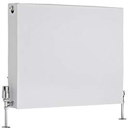 Milano Mono White Type 22 Horizontal Double Flat Panel Convector Radiator - 600mm x 800mm