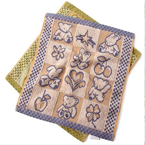 CCSYM Handtuch-Set, Handtuch Aus 2 Stück Baumwolle Saugfähiges, Quadratisches Handtuch Schmutzfreies, Schnell Trocknendes Handtuch Sport-Badetuch Strandtuch Kindertuch