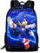BESTZY Rucksäcke, Sonic Kinder Rucksack Schüler Schultasche, Hedgehog Backpack, Büchertasche, Karikatur Tasche Modeaccessoire Rucksack für Kinder Geschenk Kinder Schultaschen(44 * 28 * 13cm)