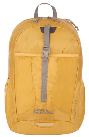 Eddie Bauer Stowaway Packable Backpack | Travel | Outdoor | Lightweight | Foldable | Durable | Ripstop Polyester | 20L - Field Gold