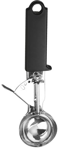 Saca Helado | Cuchara para Helado de Acero Inoxidable con Gatillo,Herramienta Ergonómica Para Porciones De Postres Comerciales En Cocina