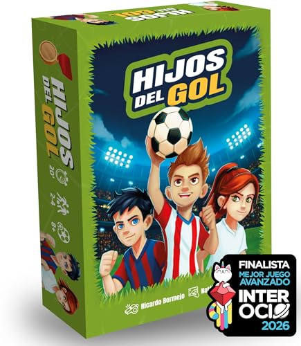 Juego de Mesa de Fútbol Hijos del GOL para Niños y Familias | Juego de Estrategia con Dados, Meeples y Tableros | Partidas Rápidas de 20´| 2 a 4 Jugadores Futbol Niños +8 Años|Compite por ser el mejor