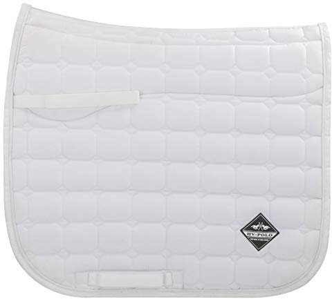 HV Polo Saddlepad Cooltech, Größe:Dressur (DL), Farbe:White