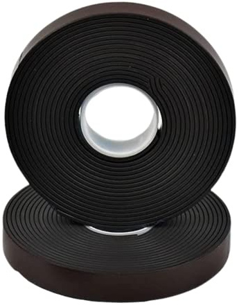 Global Self-Adhesive Strong Magnetic Tape (Self-Adhesive) | Stick On Magnetic Strip for Crafts, Signs & Displays (12mm x 1.5mm x 3m)