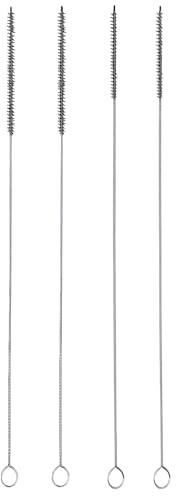 fancility® 4x Reinigungsbürste (Ø 32 cm lang) für Kaffeevollautomaten, Milchschlauch & Kaffeeauslauf - Milchschlauchbrüste für Miele, Jura, Siemens, Krups, Saeco, Melitta, Bosch, Nivona Kaffeemaschine