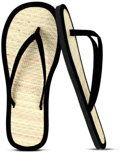 Cozypower Women's Bamboo Flip Flop, Non Slip Us Size 8