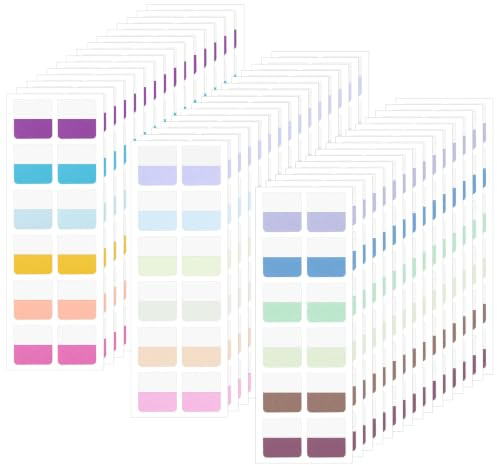 1080 Pièces Onglets D'Index Transparente Onglets Adhésifs Marque Page Adhesives Feuilles Notes Autocollantes Étiquettes D'Index Annotation Livre pour Documents de Bureau Livres Agendas Dossiers