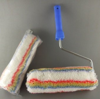 230 mm Malerrolle + Ersatzrolle, Farbwalze Fellwalze Farbrolle m. Bügel