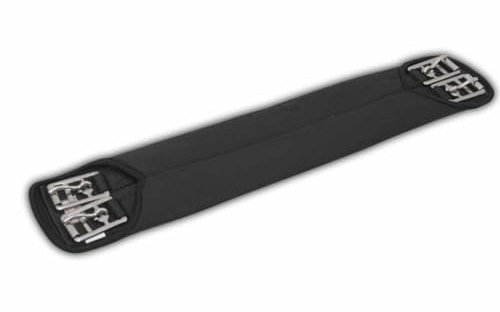 Amesbichler AMKA Sattelgurt Neopren Kurzgurt Dressurgurt schwarz | Bauchgurt für Pferde Sattel