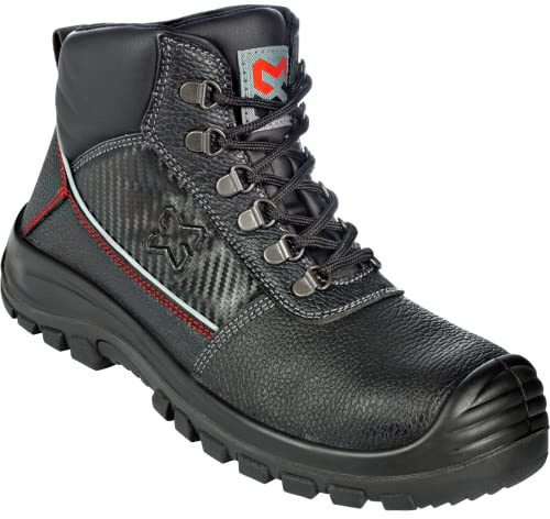 WÜRTH MODYF Sicherheitsstiefel S3 SRC Hercules in schwarz - Arbeitsschuhe für Herren und Damen – atmungsaktiv & wasserabweisend - Größe 42