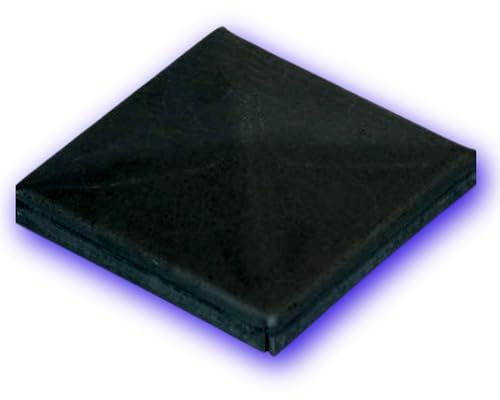 Déco fer Forgé- COUVRE POTEAU- Acier Forgé Décoration Accessoires Cloture- Chapeau design pour tube carré- Support Embase Diamètre 120 X 120 mm -Usage Interieur Exterieur Satisfaction Garantie Robuste