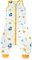 FLYISH DIRECT Baby Schlafsack mit Füßen, 100% Baumwolle Sommer Schlafsack mit Füßen, 0.5 tog Ärmellose Babyschlafsack mit Beinen, Atmungsaktiv Tragbar Baby Pucktücher,S/72.8cm