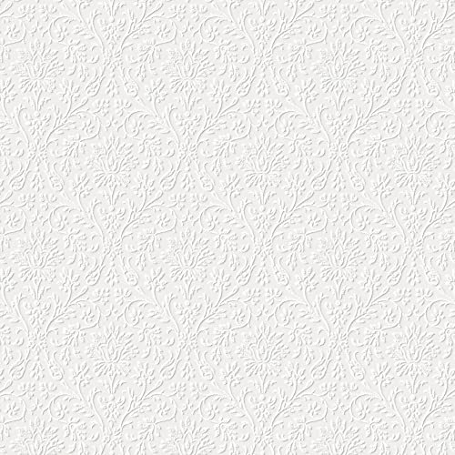 Laura Ashley Papier peint blanc à peindre Annecy