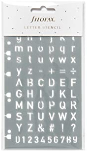 Filofax Letter Stencil