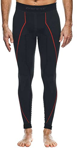 Dainese Funktionsunterhose Thermo Pants Black red Funktionswäsche Baselayer, L