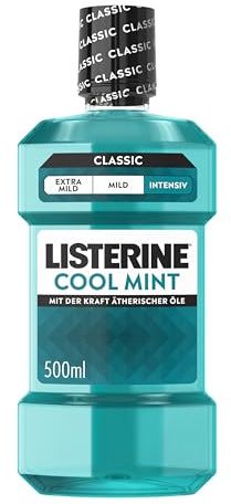 LISTERINE Cool Mint Mundspülung anti-bakteriell, 500 ml Soluzione