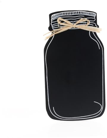 CAXUSD 2pcs Hanging Blackboard Milk Jug Decor Chalkboard Pin Board School Message Board Home Decor