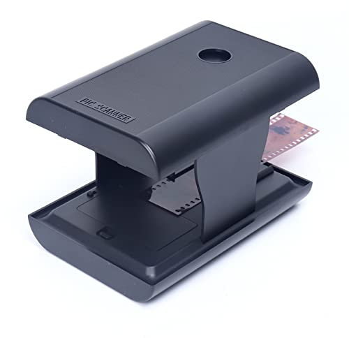 Mobile Film Scanner, Smartphone Film Negative Slide Scanner, Novelty Folding Scanner Support Smartphone System, Support 35mm 135mm Films Slides, for Old Slides To JPG