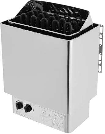 Stufa elettrica per sauna da 9 KW, 41 × 25 × 58 cm, portatile per sauna, in acciaio inox, per saune commerciali